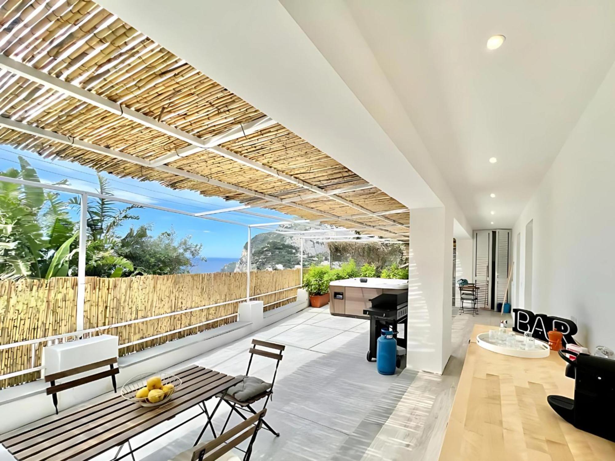 Casa Nannina - Seaview Terrace With Jacuzzi In Capri Lägenhet Exteriör bild